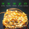 Solar String Lights Waterproof Copper Wire Fairy Lamp (Blue White 100LED)
