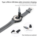 Type-C to for Garmin USB Charge Adapter for Garmin Fenix 7 / 7S / 7X Garmin