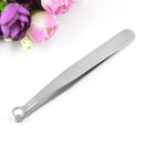 Best Universal Nose Hair Trimming Tweezer Steel Eyebrow Nose Hairs Cut 1 x F9X7
