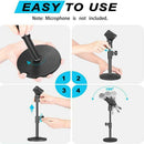 Desktop microphone stand upgraded adjustable desk stand B micro holder with P2I9