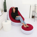 Inflatable Air Sofa Thickened Home Outdoor Beach Leisure Sleeping Bed with Pedal