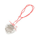 8 Tone Finger Piano Transparent Heart Shaped Mini Kalimba No Cracking Instrument
