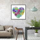 5D DIY Full Drill Diamond Painting Heart Cross Stitch Mosaic Kit Home Wall Ar