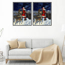 Christmas 5D Diamond Painting Needlework Embroidery Cross Stitch Rhinestone