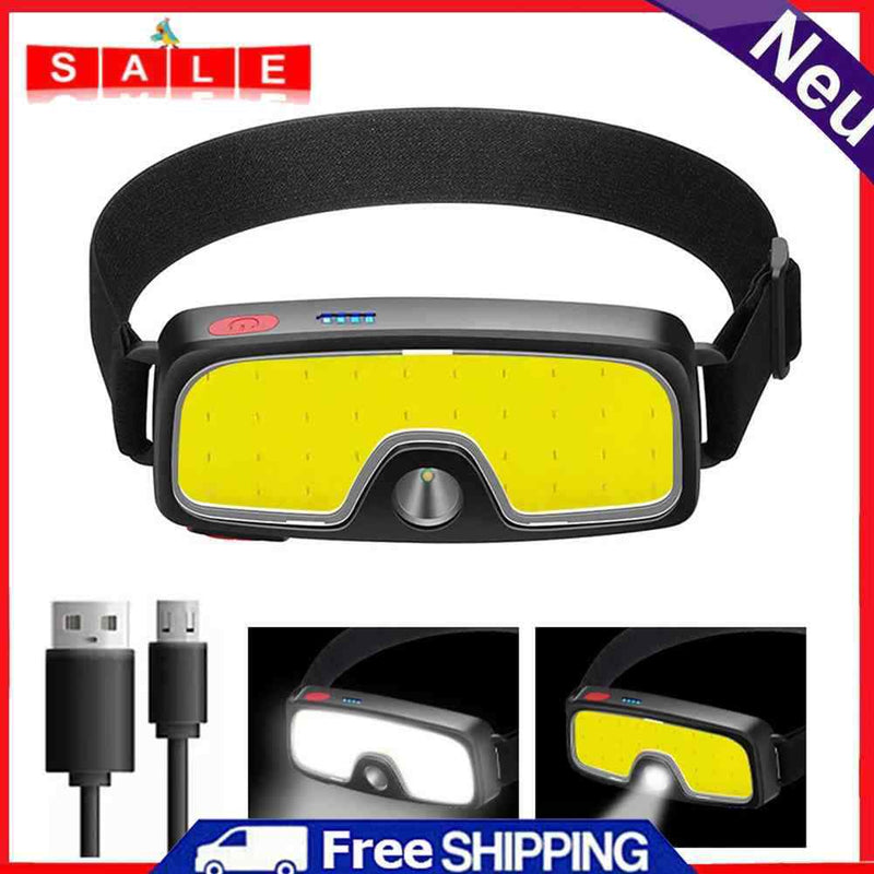XPE+COB LED Headlights 500LM Headlamp for Outdoor Camping Hiking Fishing Tasks