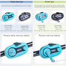 LED Fish Bite Alarm Sound Night Fishing Rod Tip Alert (Black Turntable)