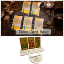 #A Wooden Tarot Card Base Moon Shape Tarot Card Stand Holder Gifts for Enthusias