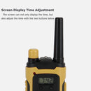 Kid Handheld Walkie Talkie Outdoor Radio Transceiver Interphone (Red) Newly