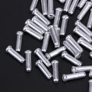 50Pcs bike brake lever inner cable tips aluminum alloy MTB
