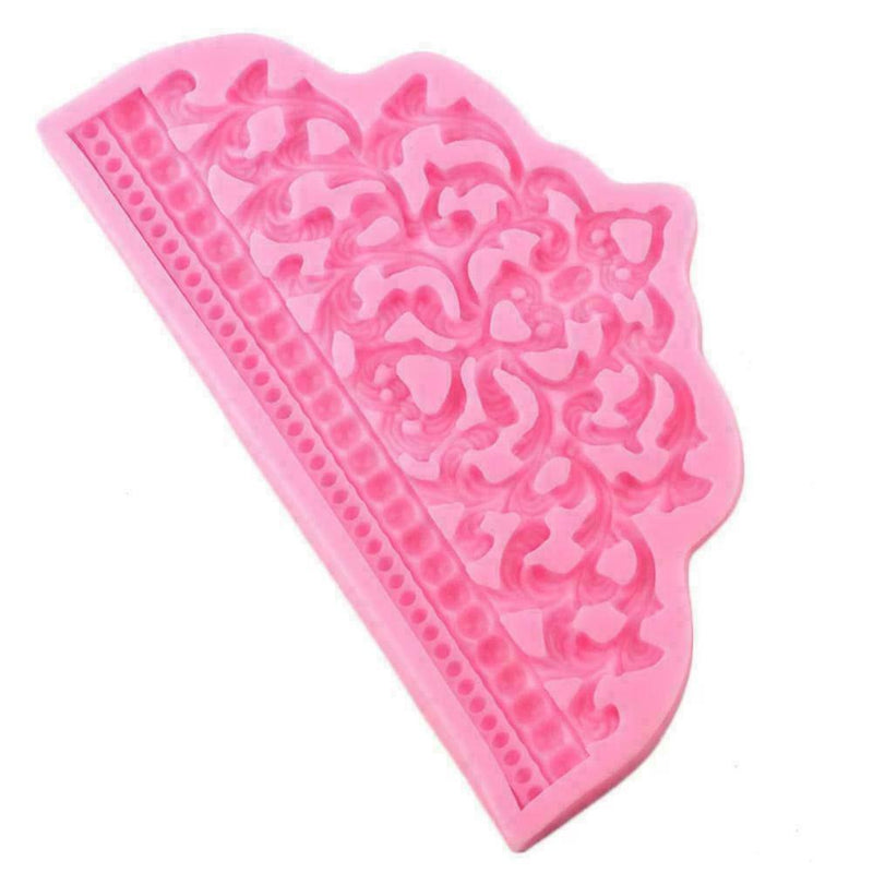 Silicone Mold Baroque Crown Sugarcraft Fondant Chocolate Decorating O H T U9V8