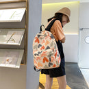 Fashion Women Cartoon Graffiti Printing Rucksack Casual Girls Large Knapsacks