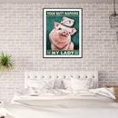 Diamond Painting 5D Pig DIY Full Round Drill Rhinestone Home Decoration Handw