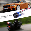12V Cigarette Lighter Assembly Car Motorcycle Boat Power Socket Plug (Blue)