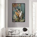 Forest Plantain Leaves Oil Paint By Number Kit DIY Home Decoration Gift Wal