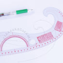 6pcs/set DIY Multi-function Quilting Seam Sewing Patchwork Drawing Rulers Newly