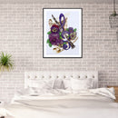 Musical Flowers Partial Special Shape Drill DIY Diamond Painting (YK202) Newly