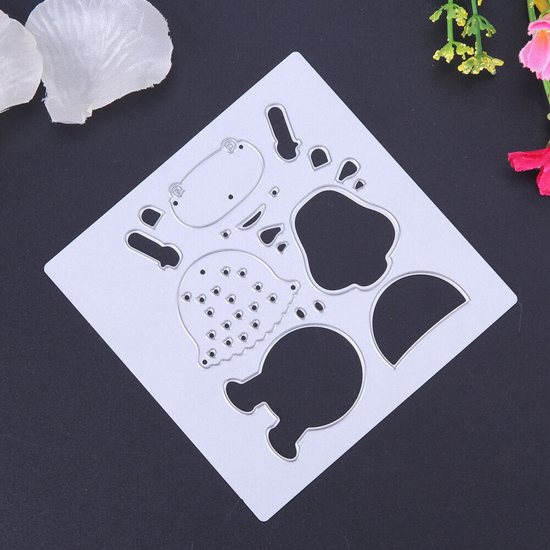 Snowvirtuos Hippo Cutting Tools Stencil DIY Scrapbooking Album Decor Paper