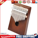 17 Keys Kalimba Wood Mahogany Mbira Thumb Piano Musical Instrument (Yellow)