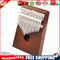 17 Keys Kalimba Wood Mahogany Mbira Thumb Piano Musical Instrument (Yellow)