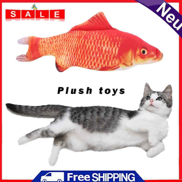 Pet USB Electric Simulation Fish Shaped Funny Cat Interactive Pl