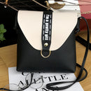 Women Girls Messenger Bags PU Leather Shoulder Mini Satchel Handbags/Black