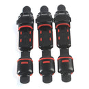 Metal Fishing Reel Seat Deck Rod Clip Holder Wheel Cushion Fishing Tackle Fishing