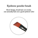 Beauty Makeup Bamboo Handle Eyebrow Brush + Eyebrow Comb Brushes V5U9 E6B4