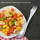 Spork Portable Tableware Cutlery Tool Fork 3 in 1 Spoon Stainless Steel