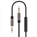 Stereo Earphone AUX Car Headphone Cord Audio Cable with Microphone Male to Male