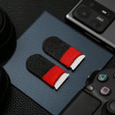 Gaming Finger Sleeve for PUBG Game Controller Gloves Fingertips (Black+Red)