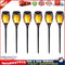 Outdoor Garden Solar Flame Light Waterproof LED Torch Lamp for Yard (6pcs) Newly