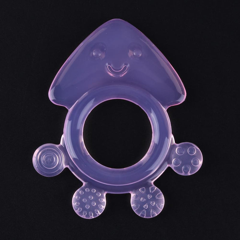 Cute Baby Teether Kids Silicone Teething Chewable Pacifier (Pink Octopus) Newly