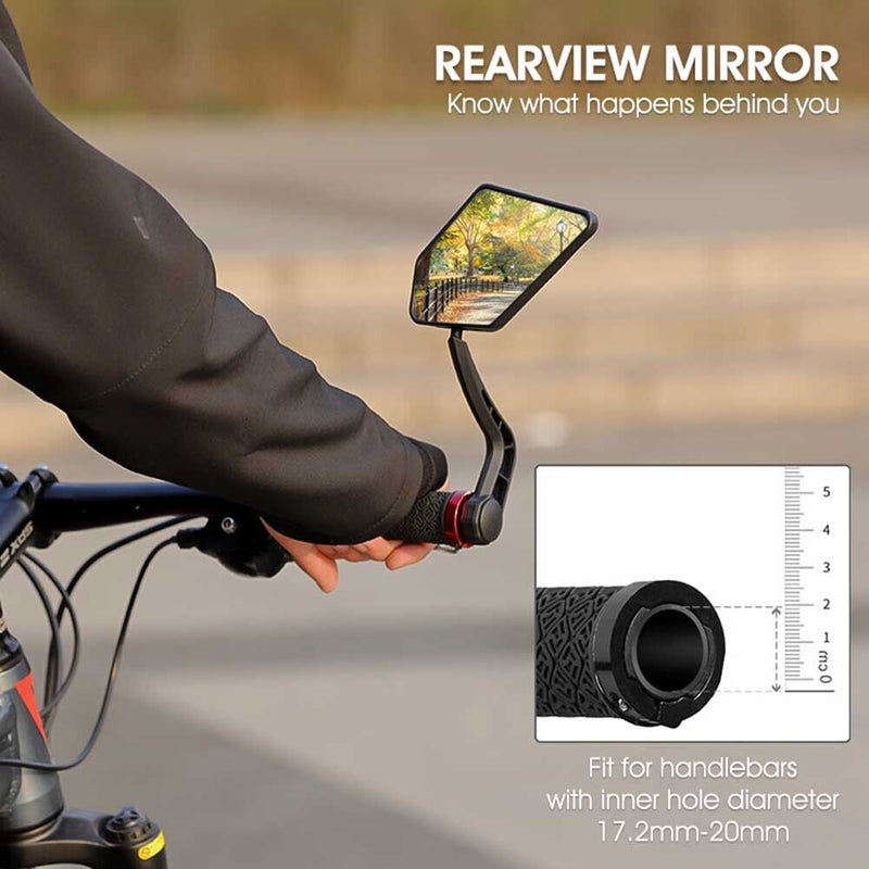 #A WEST BIKING Universal Bicycle Rearview Mirror Balance Bike Mirror Aaccessorie