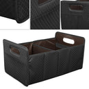 Tidying Leather Trunk Bag Cargo Storage Organizer Container Car Trunk Organizer