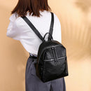 Women Backpack PU Leather Shoulder Bag Student Girls Travel School Bags