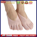 1 Pair Women Casual Invisible Socks, Non-Slip Five Finger Socks (Pink)