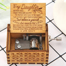 Retro Hand Cranked Wooden Music Box Xmas Gift Party Household Decor (A) Newly