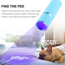 9LED UV Mini Portable Flashlight Purple Light 395-400nm Ultraviolet Torch Lamp