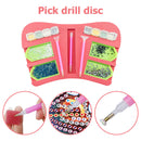 Diamond Painting Accessories Tray Beading Point Drill Pen Organizer Box DIY Kit