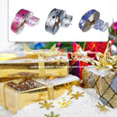 5pcs/set Gift Wrapping Supplies Bling Star Print Ribbon for DIY Party Decor