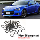 50pcs 16mm Oil Drain Plug Crush Washer Oil Pan Gaskets for Subaru Impreza WRX