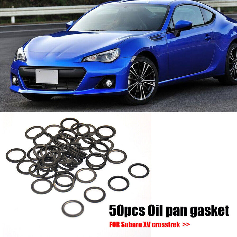 50pcs 16mm Oil Drain Plug Crush Washer Oil Pan Gaskets for Subaru Impreza WRX