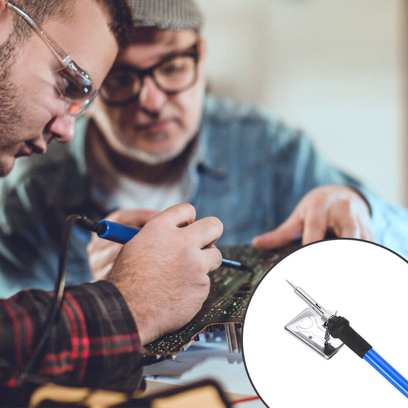 220V 60W Mini Heat Pencil Adjustable Temperature Electric Solder Iron (US)