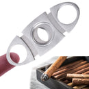 Cigar Cutter Guillotine Stainless Steel Double Blades Cigar Scissors Gift Newly