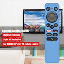 Silicone Remote Control Case Cover for REALME 32/43 in TV (Luminous Blue)