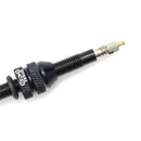 MUQZI Alloy Tubeless Road Bicycle Presta Valve Stem with Cap (60mm Black) Newly