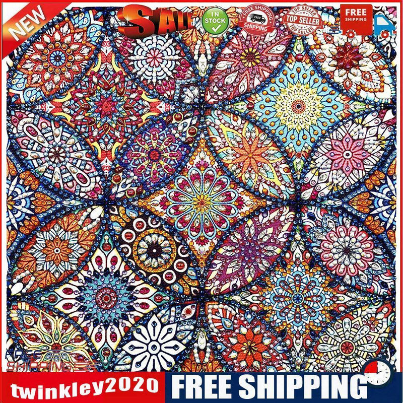 5D DIY Special-shaped Diamond Painting Flower Cross Stitch Embroidery Kit