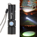 800LM LED Zoomable Waterproof USB Rechargeable Flashlight Outdoor, Hiking,