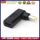 Type C DC Power Adapter Converter to 5.5x2.5mm Male 90 Degree Connector for PC