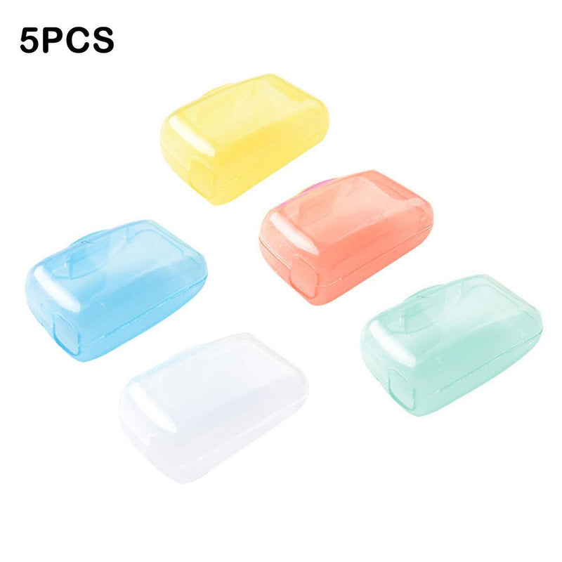 5Pcs/set Toothbrush Head Covers Portable Travel Camping Holder Brush Caps`